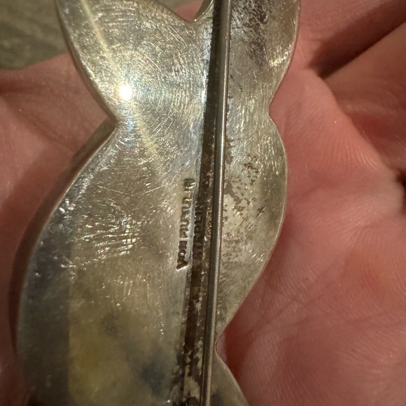 Patricia von Musulin Vintage Sterling Silver Twisted Motif Brooch Pin - Picture 10 of 15